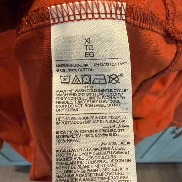 Old Navy Women's Burnt Orange Long Sleeve Top - Picture 3 of 3